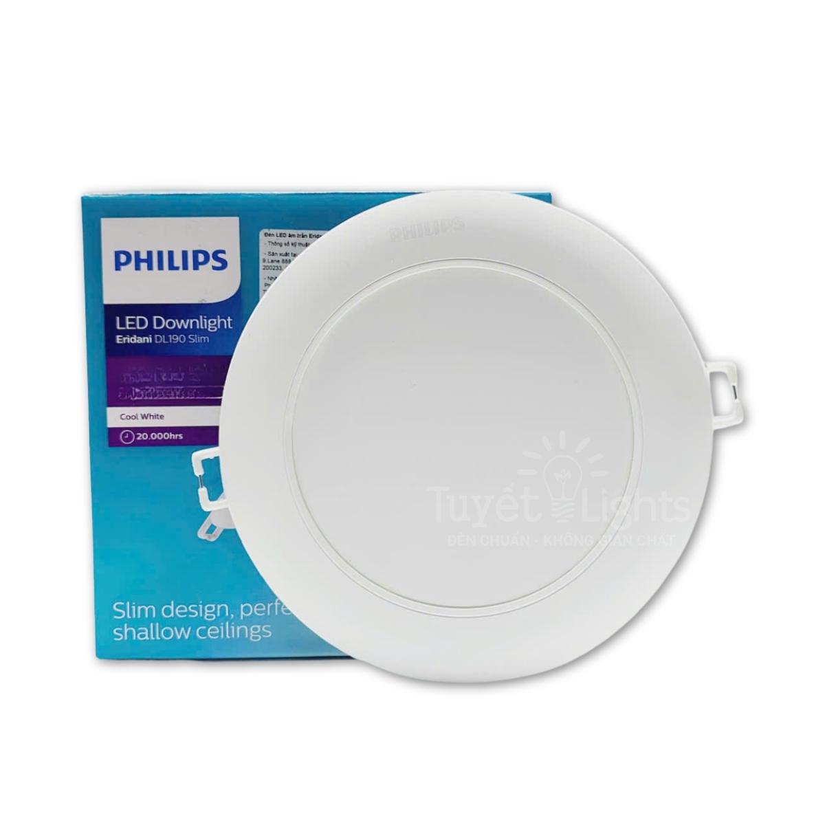 Âm Trần Philips Siêu Mỏng Eridani&nbsp;DL190B Slim&nbsp;|&nbsp; 14W (Φ150)